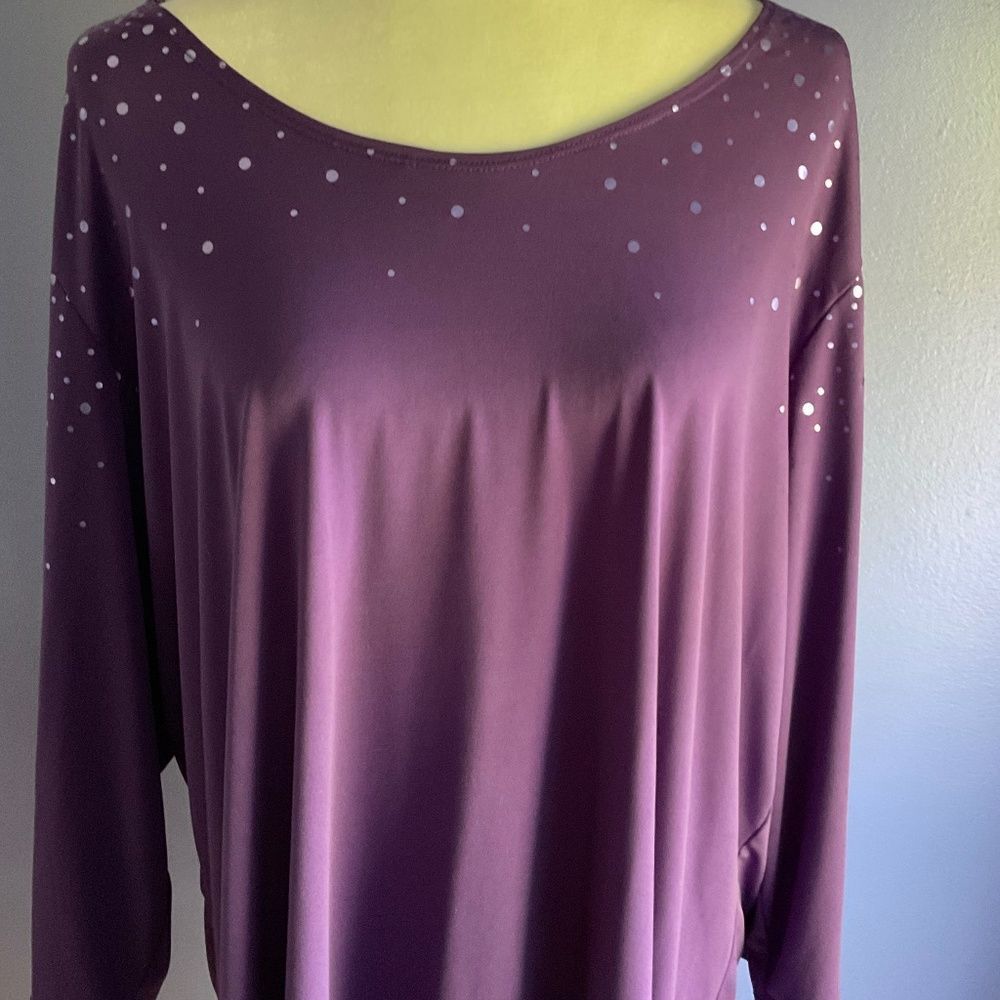 Womens Purple Tunic size 2X